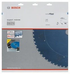 Bosch Bleu Accessoires Lame De Scie Circulaire 355 Mm Lame De Scie Circulaire En Carbure Expert Pour Acier 355 X 25.4 X 90T 2608643063