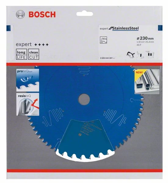 Bosch Bleu Accessoires Lame De Scie Circulaire 230 Mm Lame De Scie Circulaire En Carbure Expert Pour Acier Inoxydable 230 X 25,4 X 46T 2608644287 3 Bosch Bleu Accessoires Lame De Scie Circulaire 230 Mm Lame De Scie Circulaire En Carbure Expert Pour Acier Inoxydable 230 X 25,4 X 46T 2608644287