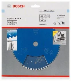 Bosch Bleu Accessoires Lame De Scie Circulaire 180 Mm Lame De Scie Circulaire En Carbure Expert Pour Aluminium 180 X 30 X 56T 2608644097