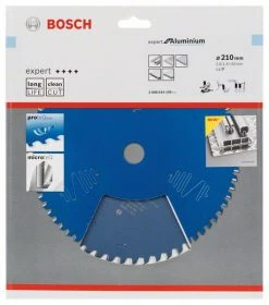 Bosch Bleu Accessoires Lame De Scie Circulaire 210 Mm Lame De Scie Circulaire En Carbure Expert Pour Aluminium 210 X 30 X 54T 2608644109