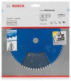 Bosch Bleu Accessoires Lame De Scie Circulaire 210 Mm Lame De Scie Circulaire En Carbure Expert Pour Aluminium 210 X 30 X 72T 2608644105