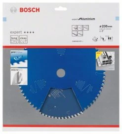 Bosch Bleu Accessoires Lame De Scie Circulaire 235 Mm Lame De Scie Circulaire En Carbure Expert Pour Aluminium 235 X 30 X 80T 2608644107