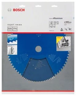 Bosch Bleu Accessoires Lame De Scie Circulaire 300 Mm Lame De Scie Circulaire En Carbure Expert Pour Aluminium 300 X 30 X 96T 2608644114