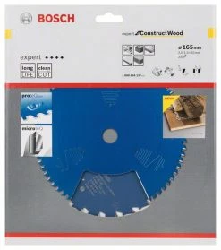 Bosch Bleu Accessoires Lame De Scie Circulaire 165 Mm Lame De Scie Circulaire En Carbure Expert Pour Bois De Construction 165 X 20 X 24T 2608644137