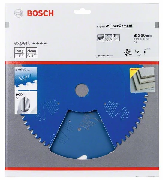 Bosch Bleu Accessoires Lame De Scie Circulaire 260 Mm Lame De Scie Circulaire En Carbure Expert Pour Fibre Ciment 260 X 30 X 6T 2608644351 3 Bosch Bleu Accessoires Lame De Scie Circulaire 260 Mm Lame De Scie Circulaire En Carbure Expert Pour Fibre Ciment 260 X 30 X 6T 2608644351