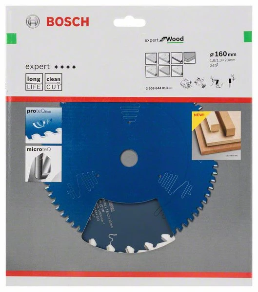 Bosch Bleu Accessoires Lame De Scie Circulaire 160 Mm Lame De Scie Circulaire En Carbure Expert Pour Le Bois 160 X 20 X 24T 2608644013 3 Bosch Bleu Accessoires Lame De Scie Circulaire 160 Mm Lame De Scie Circulaire En Carbure Expert Pour Le Bois 160 X 20 X 24T 2608644013