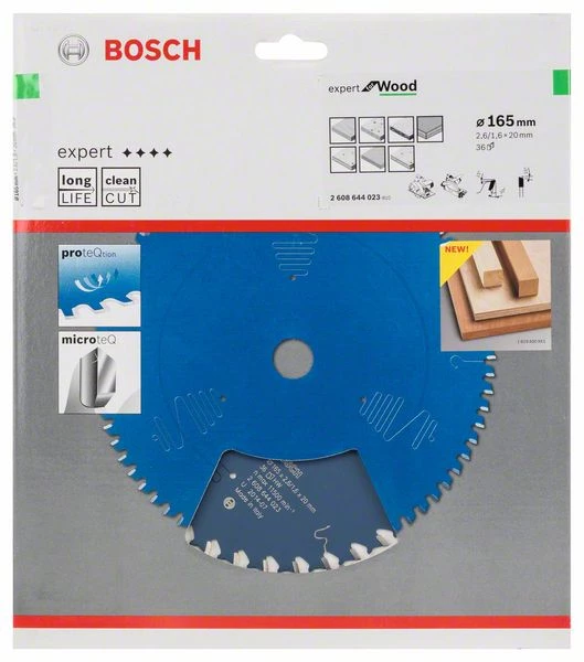 Bosch Bleu Accessoires Lame De Scie Circulaire 165 Mm Lame De Scie Circulaire En Carbure Expert Pour Le Bois 165 X 20 X 36T 2608644023 3 Bosch Bleu Accessoires Lame De Scie Circulaire 165 Mm Lame De Scie Circulaire En Carbure Expert Pour Le Bois 165 X 20 X 36T 2608644023
