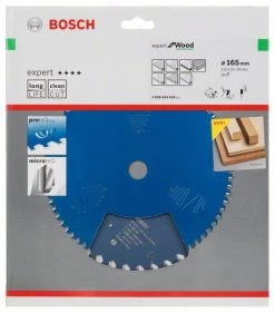 Bosch Bleu Accessoires Lame De Scie Circulaire 165 Mm Lame De Scie Circulaire En Carbure Expert Pour Le Bois 165 X 30 X 36T 2608644026