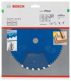 Bosch Bleu Accessoires Lame De Scie Circulaire 210 Mm Lame De Scie Circulaire En Carbure Expert Pour Le Bois 210 X 30 X 30T 2608644058
