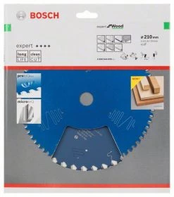 Bosch Bleu Accessoires Lame De Scie Circulaire 210 Mm Lame De Scie Circulaire En Carbure Expert Pour Le Bois 210 X 30 X 40T 2608644056