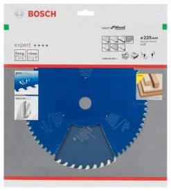 Bosch Bleu Accessoires Lame De Scie Circulaire 225 Mm Lame De Scie Circulaire En Carbure Expert Pour Le Bois 225 X 30 X 48T 2608644090