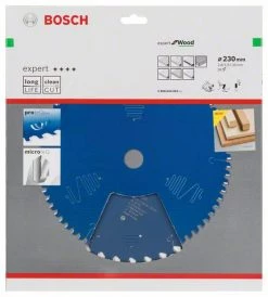 Bosch Bleu Accessoires Lame De Scie Circulaire 230 Mm Lame De Scie Circulaire En Carbure Expert Pour Le Bois 230 X 30 X 36T 2608644062