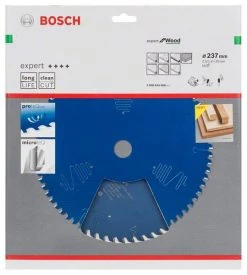 Bosch Bleu Accessoires Lame De Scie Circulaire 237 Mm Lame De Scie Circulaire En Carbure Expert Pour Le Bois 237 X 30 X 56T 2608644068