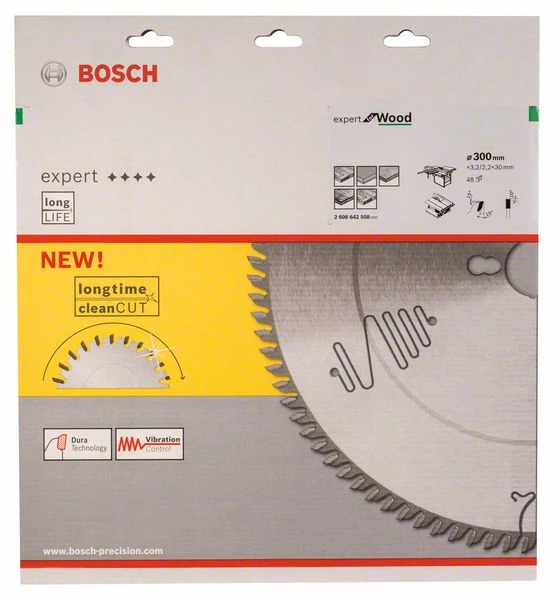 Bosch Bleu Accessoires Lame De Scie Circulaire 300 Mm Lame De Scie Circulaire En Carbure Expert Pour Le Bois 300 X 30 X 48T 2608642508 3 Bosch Bleu Accessoires Lame De Scie Circulaire 300 Mm Lame De Scie Circulaire En Carbure Expert Pour Le Bois 300 X 30 X 48T 2608642508