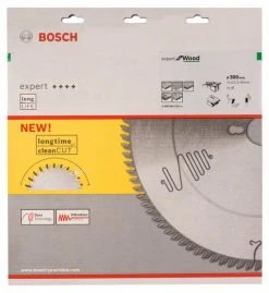 Bosch Bleu Accessoires Lame De Scie Circulaire 300 Mm Lame De Scie Circulaire En Carbure Expert Pour Le Bois 300 X 30 X 72T 2608642510