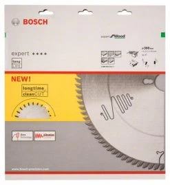 Bosch Bleu Accessoires Lame De Scie Circulaire 300 Mm Lame De Scie Circulaire En Carbure Expert Pour Le Bois 300 X 30 X 96T 2608642511