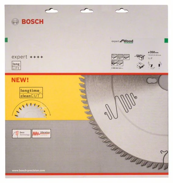 Bosch Bleu Accessoires Lame De Scie Circulaire 350 Mm Lame De Scie Circulaire En Carbure Expert Pour Le Bois 350 X 30 X 72T 2608642513 3 Bosch Bleu Accessoires Lame De Scie Circulaire 350 Mm Lame De Scie Circulaire En Carbure Expert Pour Le Bois 350 X 30 X 72T 2608642513