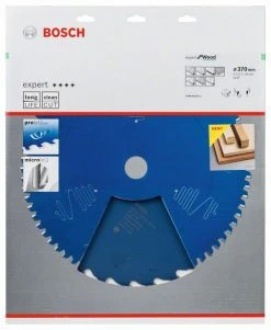 Bosch Bleu Accessoires Lame De Scie Circulaire 370 Mm Lame De Scie Circulaire En Carbure Expert Pour Le Bois 370 X 30 X 26T 2608644075