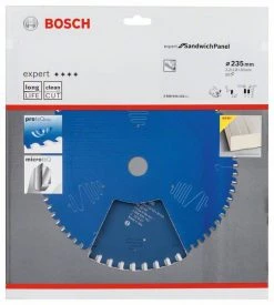 Bosch Bleu Accessoires Lame De Scie Circulaire 235 Mm Lame De Scie Circulaire En Carbure Expert Pour Panneau Sandwich 235 X 30 X 50T 2608644143
