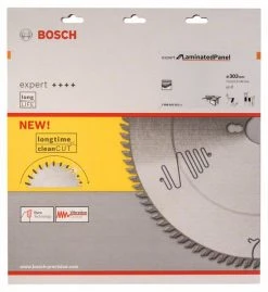 Bosch Bleu Accessoires Lame De Scie Circulaire 303 Mm Lame De Scie Circulaire En Carbure Expert Pour Panneaux Stratifiés 303 X 30 X 60T 2608642515