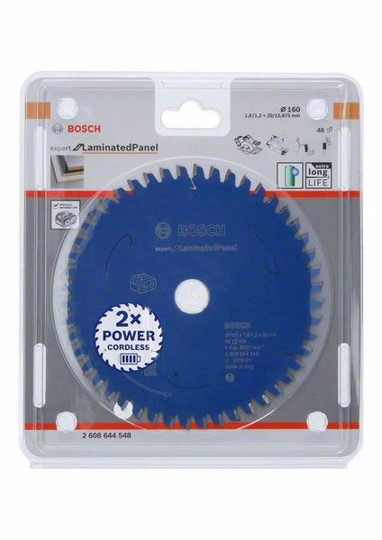 Bosch Bleu Accessoires Lame De Scie Circulaire 160 Mm Lame De Scie Circulaire En Carbure Laminated Panel Expert Pour Scies Sans Fil 160 X 20 X 48T 2608644548 3 Bosch Bleu Accessoires Lame De Scie Circulaire 160 Mm Lame De Scie Circulaire En Carbure Laminated Panel Expert Pour Scies Sans Fil 160 X 20 X 48T 2608644548