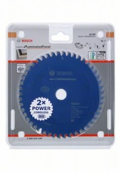 Bosch Bleu Accessoires Lame De Scie Circulaire 165 Mm Lame De Scie Circulaire En Carbure Laminated Panel Expert Pour Scies Sans Fil 165 X 20 X 48T 2608644549