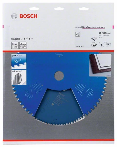 Bosch Bleu Accessoires Lame De Scie Circulaire 300 Mm Lame De Scie Circulaire En CarbureExpert Pour Stratifié Haute Pression 300 X 30 X 96T 2608644363 3 Bosch Bleu Accessoires Lame De Scie Circulaire 300 Mm Lame De Scie Circulaire En CarbureExpert Pour Stratifié Haute Pression 300 X 30 X 96T 2608644363
