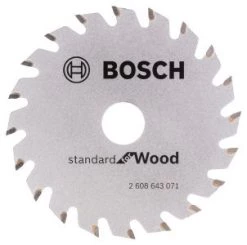 Bosch Bleu Accessoires Lame De Scie Circulaire 085 Mm Lame De Scie Circulaire HM Standard Pour Bois 85 X 15 X 20T