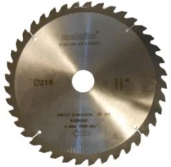 Metabo Accessoires Lame De Scie Circulaire 216 Mm Lame De Scie Circulaire Precision Cut Wood Classic