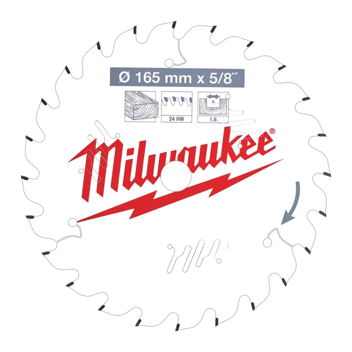 Milwaukee Accessoires Lame De Scie Circulaire 165 Mm Lames De Scies Circulaires CSB 165 X 15.87 X 1.6 Mm 3 Milwaukee Accessoires Lame De Scie Circulaire 165 Mm Lames De Scies Circulaires CSB 165 X 15.87 X 1.6 Mm
